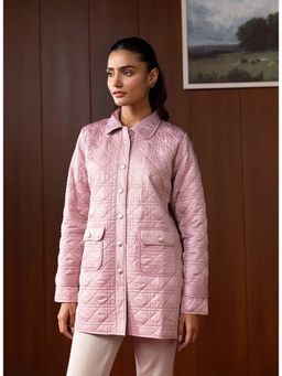 Lakshita - Pink Quilted Jacket