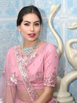 Odette - Plush Sea Green Choker (Set of 2)