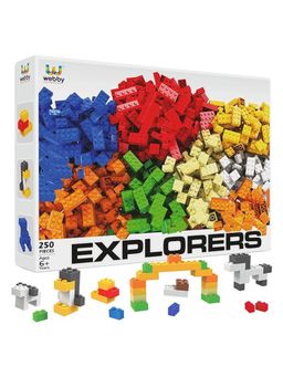 Webby - Kids ABS Building Blocks Self Imagine Construction Set Multicolour