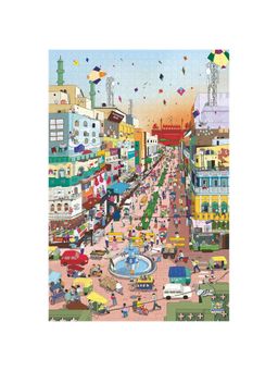 Webby - Old Delhi Wooden Jigsaw Puzzle Best Gift