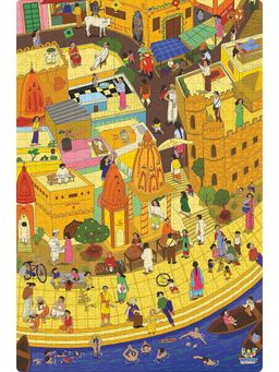 Webby - Holy City Varanasi Wooden Jigsaw Puzzle