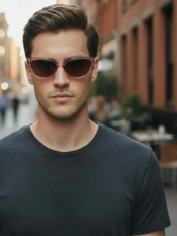 Zaadran - Serbia Pink Wayfarer Sunglasses