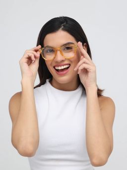 Zaadran - Sunrise Orange Transparent Sunglasses