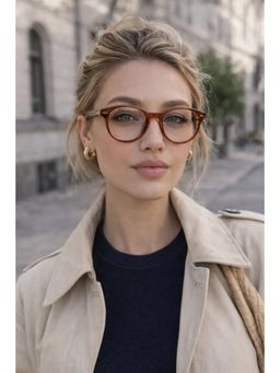 Zaadran - Sunrise Brown Transparent Sunglasses
