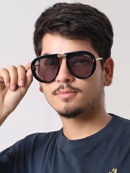 Zaadran - Toronto Grey Foldable Aviator Sunglasses
