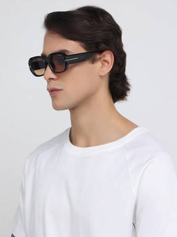 Zaadran - Traveller Brown Wayfarer Sunglasses