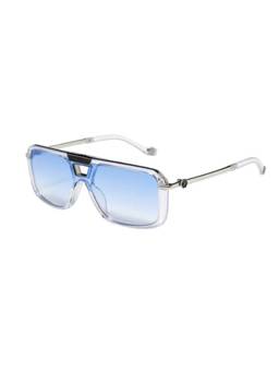 Zaadran - Zambia Blue Square Sunglasses