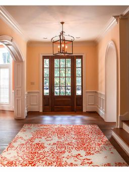 Qaaleen - Hand Tufted Contemporary Red 5x8 Rug