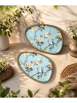 DULI - Set of 2 Serving Trays For Dining