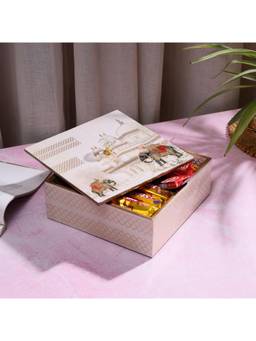DULI - Decorative Wooden Square Box for Dryfruits or Chocolate Waterproof Multipurpose Box