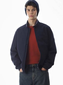 Jack & Jones - Mens Regular Fit Navy Blue Jacket