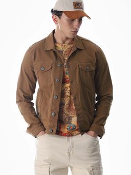 Jack & Jones - Brown Regular Fit Jacket
