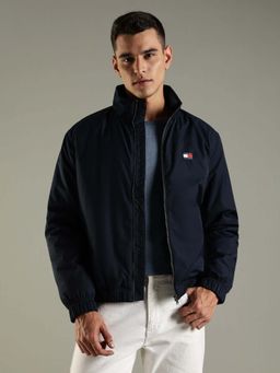 Tommy Hilfiger - Solid Relaxed Fit Polyester Jacket
