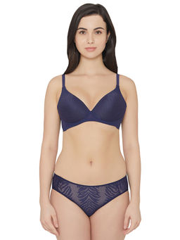 Wacoal - Mysa Mid Waist Medium Coverage Hipster Panty Blue