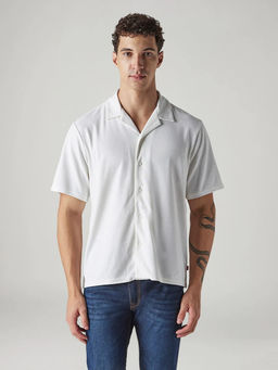 Levi's - Men's White Solid/Plain Shirt