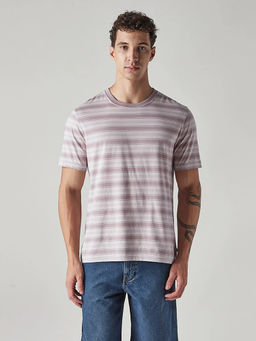 Levi's - Men's Mauve Stripes T-Shirt
