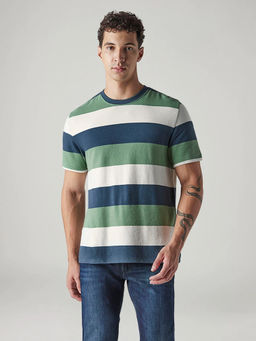 Levi's - Men's Multi-Colour Stripes T-Shirt