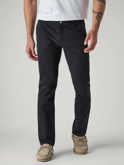 Levi's - Men's Black Solid/Plain Trousers