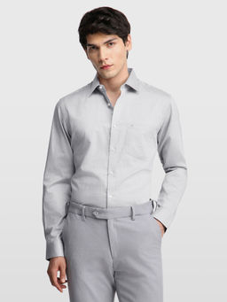Arrow - Grey Men's Chevron Liberty Classic Regular Fit Originals Shirt