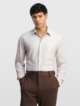 Arrow - Beige Men's Knitted Originals Shirt