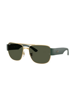 Ray-Ban - Unisex UV Protected Green Lens Square Sunglasses - 0RB3756001/3156 (56)