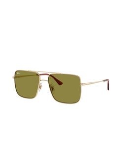 Ray-Ban - Unisex UV Protected Green Lens Square Sunglasses - 0RB37589213/254 (54)