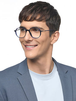 Lenskart Blu - Full Rim Round Computer Glasses