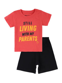 Bodycare - Boys Multi Cotton T-Shirt with Shorts (Set of 2)