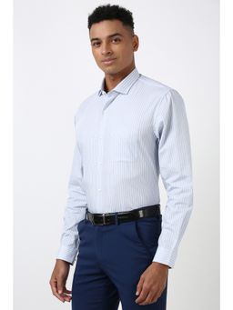 Peter England - Men Blue Slim Fit Formal Shirt