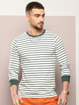 DILLINGER - Men Regular Fit Long Sleeve Yarn Dyed T-Shirt