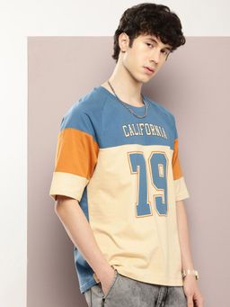 DILLINGER - Men Oversized Raglan Sleeve Printed T-Shirt