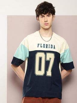 DILLINGER - Men Oversized Raglan Sleeve Printed T-Shirt