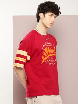 DILLINGER - Men Oversized Raglan Sleeve Printed T-Shirt