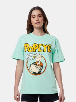 The Souled Store - Popeye I Yam What I Yam Cotton Boyfriend T-Shirt For Women
