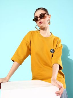 Difference of Opinion - Mustard Oversized Sweatshirt