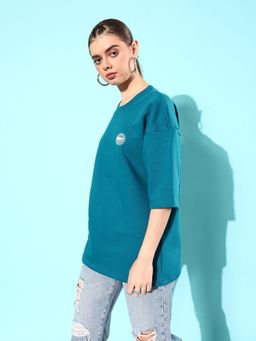 Difference of Opinion - Blue Oversized Sweatshirt