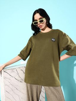 Difference of Opinion - Olive Oversized Sweatshirt