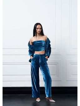 Kay Kay BY KKHUSHI SAHAII - Mexik Turquoise Co-Ord Set