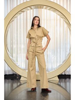 Kay Kay BY KKHUSHI SAHAII - Naoria Beige And Belt Co-Ord Set