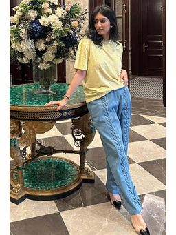 Kay Kay BY KKHUSHI SAHAII - Serena Denim Tie Jeans