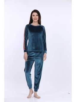 MAYSIXTY - Teal Stripes Track Suit (Set of 2)