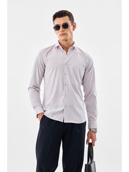 Snitch - Lavender Solid Slim Fit Shirt