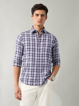 AD By Arvind - Blue Checks Regular Fit Shirt