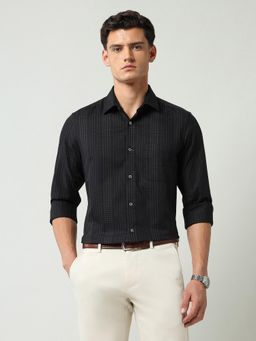 AD By Arvind - Black Checks Regular Fit Shirt
