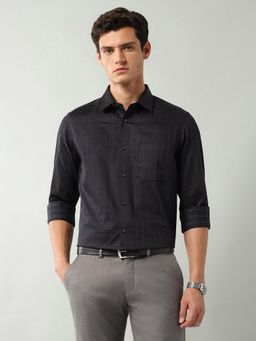 AD By Arvind - Black Checks Regular Fit Shirt