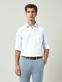AD By Arvind - Blue Checks Regular Fit Shirt