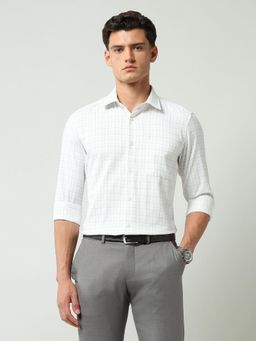 AD By Arvind - Grey Checks Regular Fit Shirt