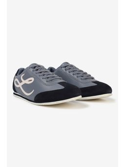 Louis Philippe - Men Grey Black Sneakers