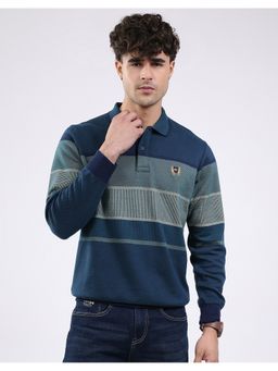 Monte Carlo - Men Multi-Color Colorblock Polo T-Shirt