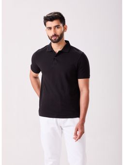 MH&Y - Pima Pique Black Polo T-Shirt